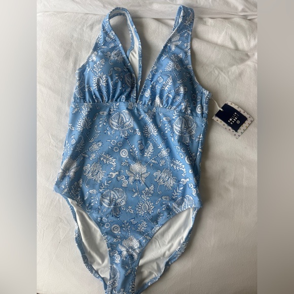 Roller Rabbit x Target Other - Roller Rabbit x Target Light Blue Floral One-Piece Swimsuit LIMITED EDITION NWTS
